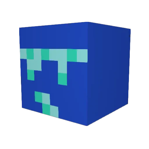yanagiwww Minecraft avatar head, 3D render