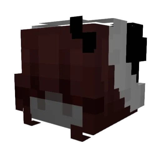 yanchana Minecraft avatar head, 3D render