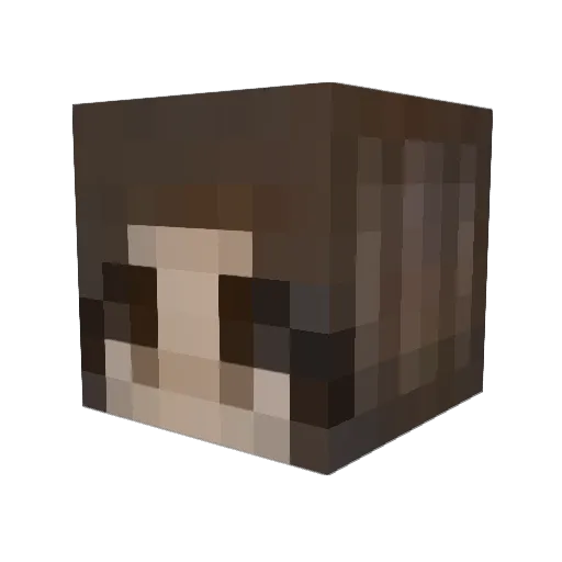yanco76 Minecraft avatar head, 3D render