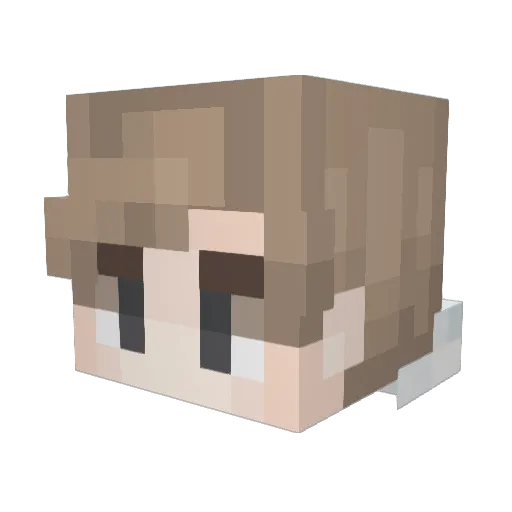 yang1798 Minecraft avatar head, 3D render