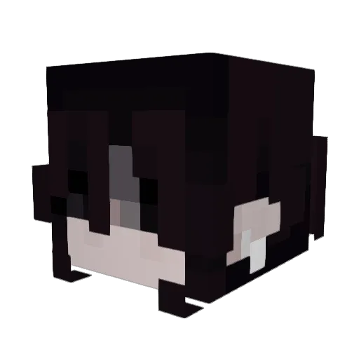 yang59 Minecraft avatar head, 3D render
