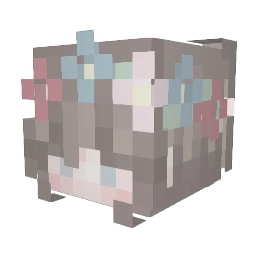 yang_ji09 Minecraft avatar head, 3D render