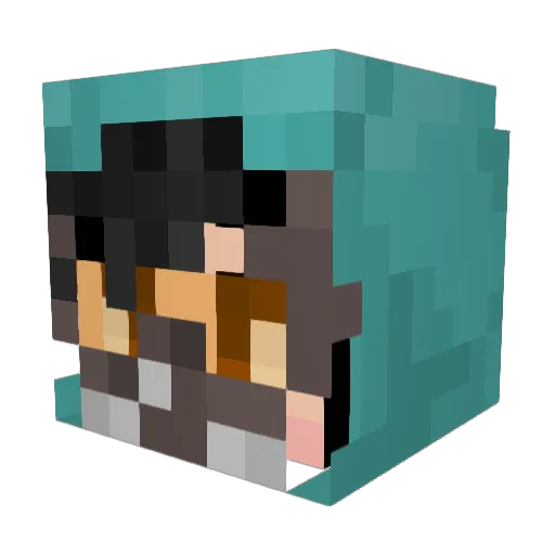 yangd11 Minecraft avatar head, 3D render