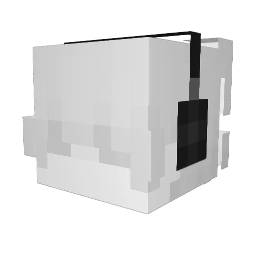 yangyin9527 Minecraft avatar head, 3D render