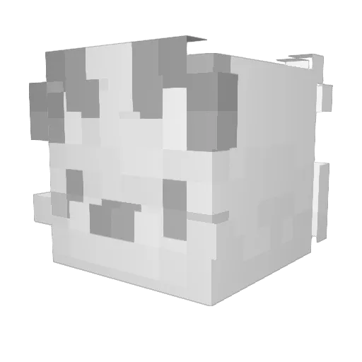 yangziyan Minecraft avatar head, 3D render