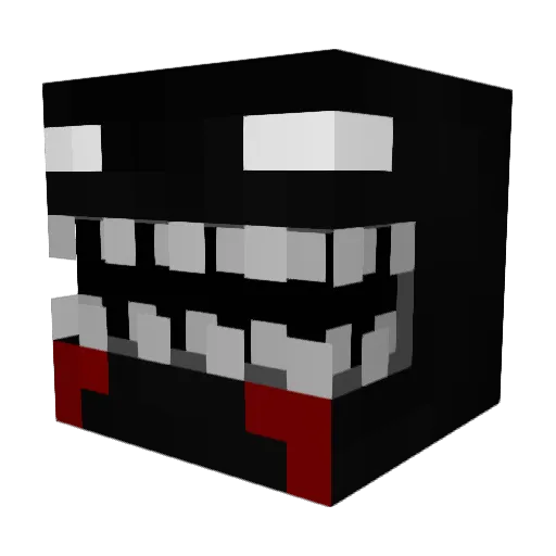yanico Minecraft avatar head, 3D render