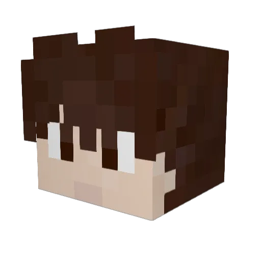 yanismnc Minecraft avatar head, 3D render