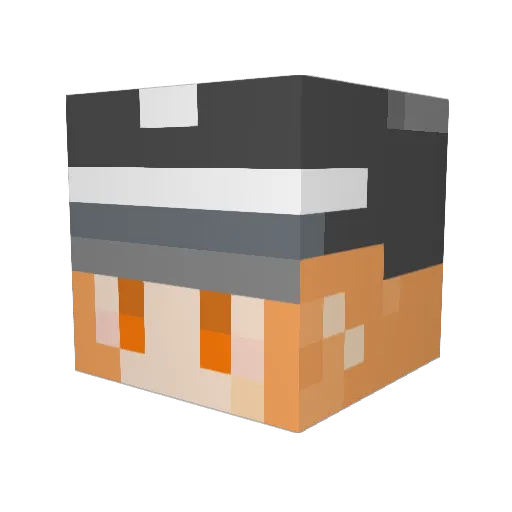 yankebb Minecraft avatar head, 3D render