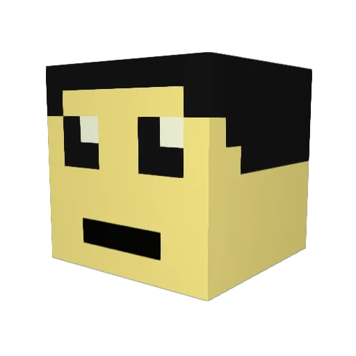 yankeefan11 Minecraft avatar head, 3D render