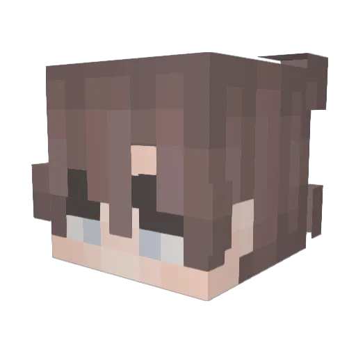 yankeio Minecraft avatar head, 3D render