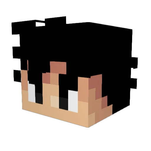 yankid18 Minecraft avatar head, 3D render