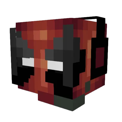 yanneves Minecraft avatar head, 3D render