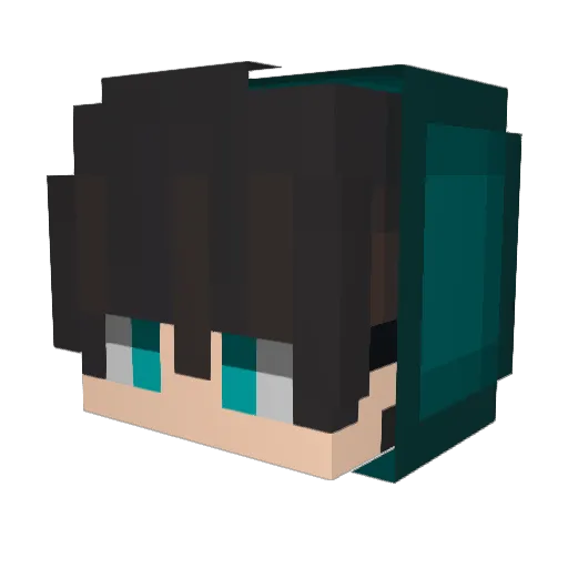 yannick513 Minecraft avatar head, 3D render