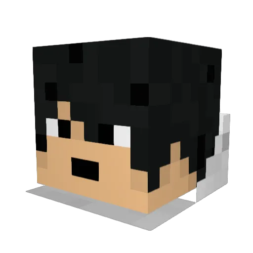yannick59bodo Minecraft avatar head, 3D render