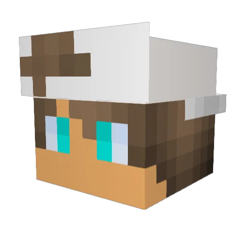yannskillz Minecraft avatar head, 3D render