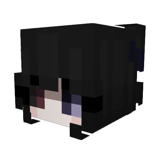 yanyana_ Minecraft avatar head, 3D render