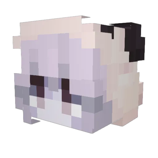 yaong0807 Minecraft avatar head, 3D render