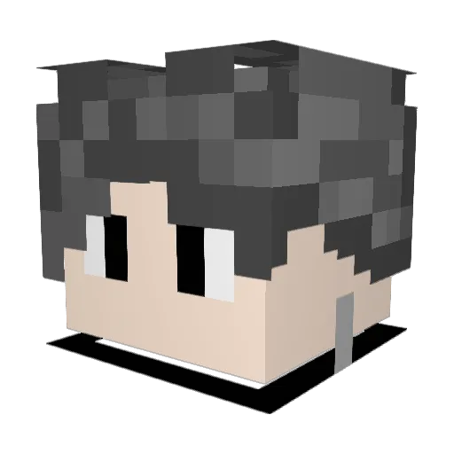 yaoqi234 Minecraft avatar head, 3D render