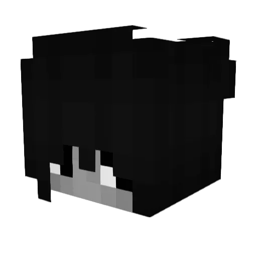 yaqiva23 Minecraft avatar head, 3D render