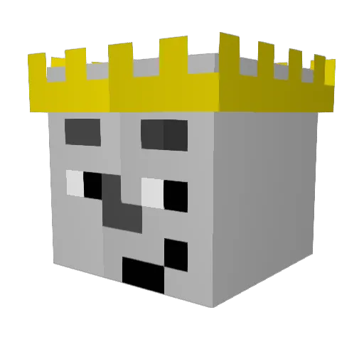 yaraaaaaaaa Minecraft avatar head, 3D render