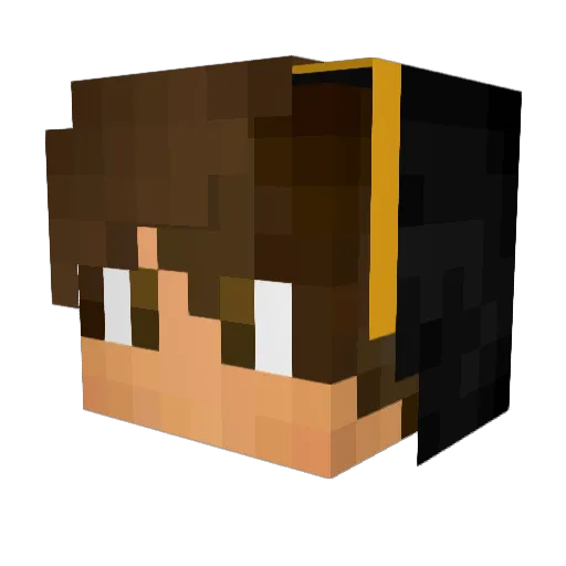 yarak07 Minecraft avatar head, 3D render