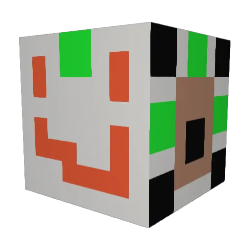 yarara3208 Minecraft avatar head, 3D render