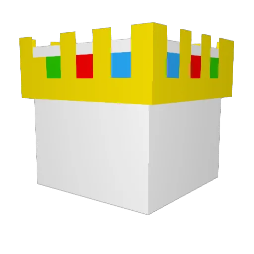 yarchi_ Minecraft avatar head, 3D render