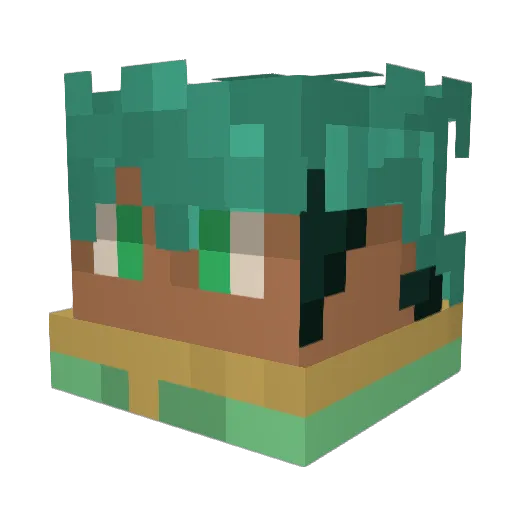 yarharfiddledide Minecraft avatar head, 3D render