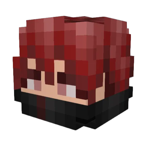 yarocco Minecraft avatar head, 3D render