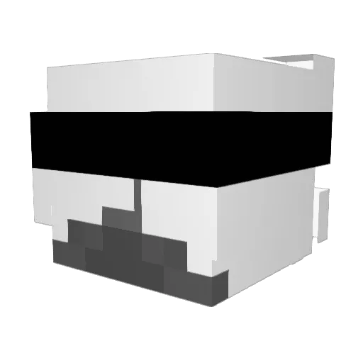 yaron_ytb Minecraft avatar head, 3D render