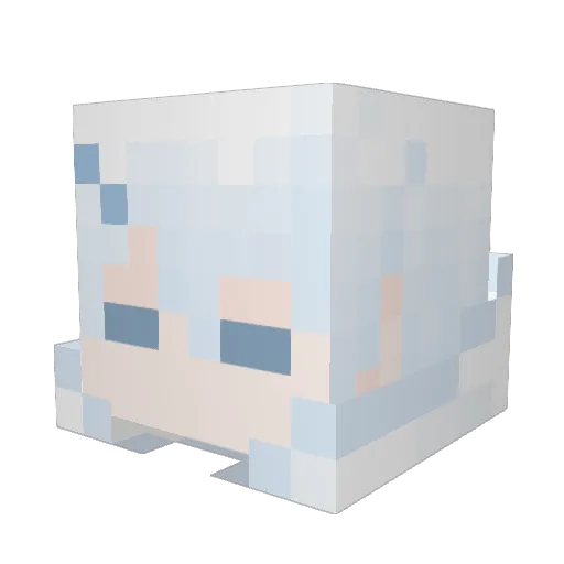 yasashi1 Minecraft avatar head, 3D render
