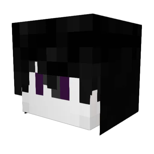 yasbequinho Minecraft avatar head, 3D render