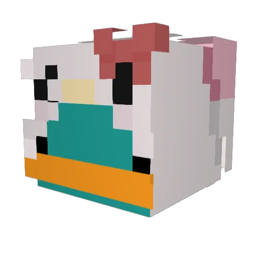 yasemin_077 Minecraft avatar head, 3D render