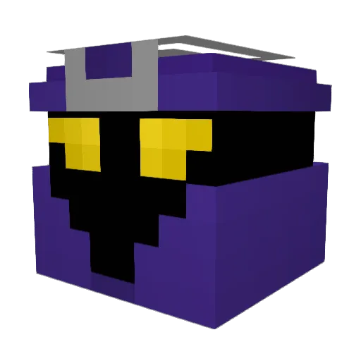 yashua Minecraft avatar head, 3D render