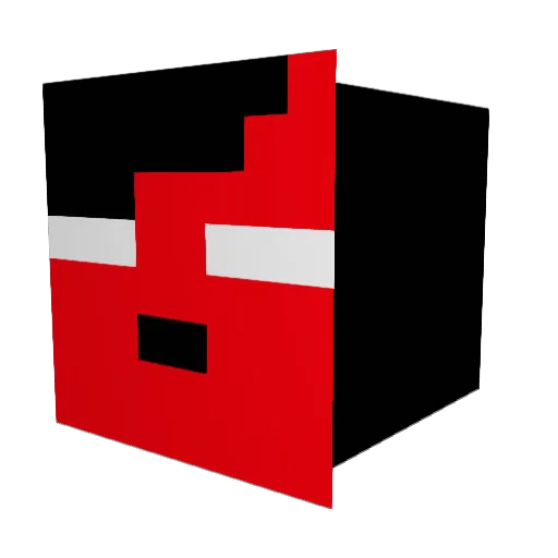 yasippiiii Minecraft avatar head, 3D render