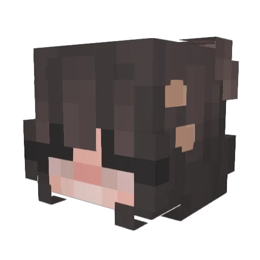 yasmim_2022 Minecraft avatar head, 3D render