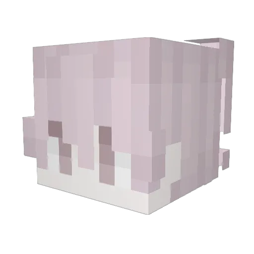 yasoul Minecraft avatar head, 3D render
