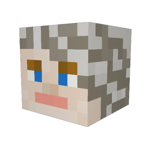 Minecraft-Avatar von yassal: Kopf als 3D-Render