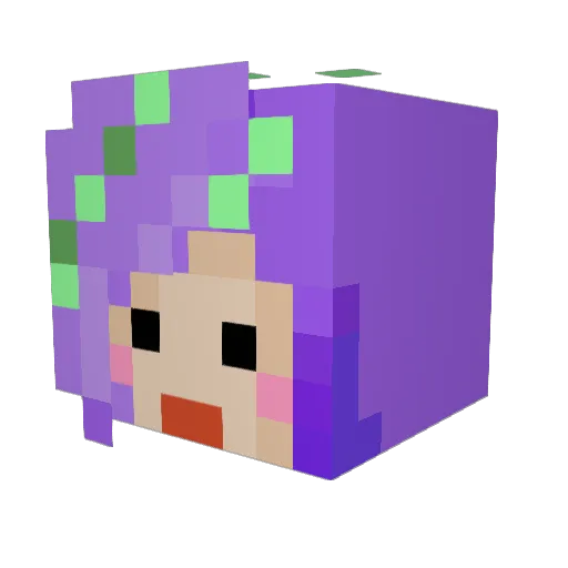 yassssss12345 Minecraft avatar head, 3D render
