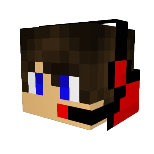 yasu0626 Minecraft avatar head, 3D render