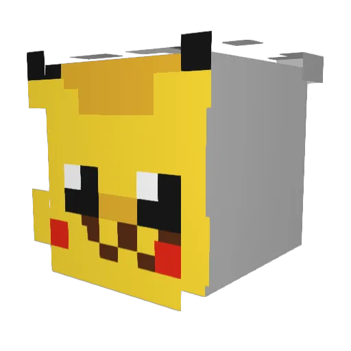 yasu123 Minecraft avatar head, 3D render