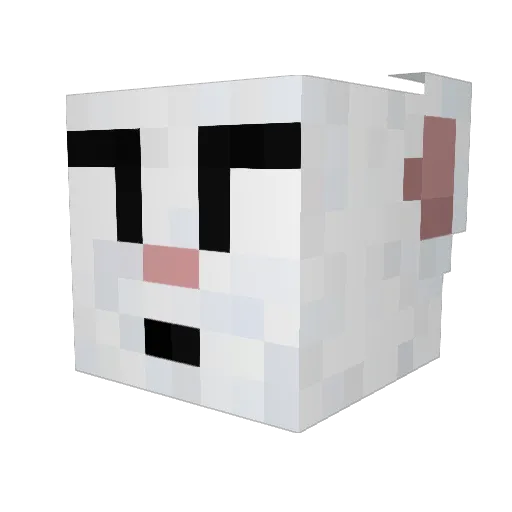 yasuuhiro Minecraft avatar head, 3D render