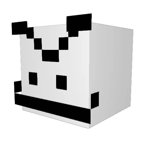 yasyasyas1 Minecraft avatar head, 3D render