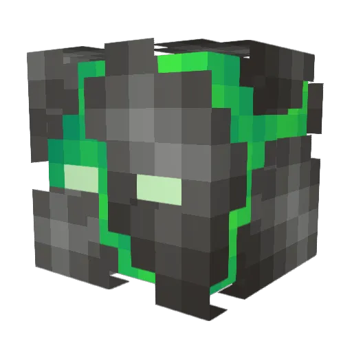 yata_420 Minecraft avatar head, 3D render