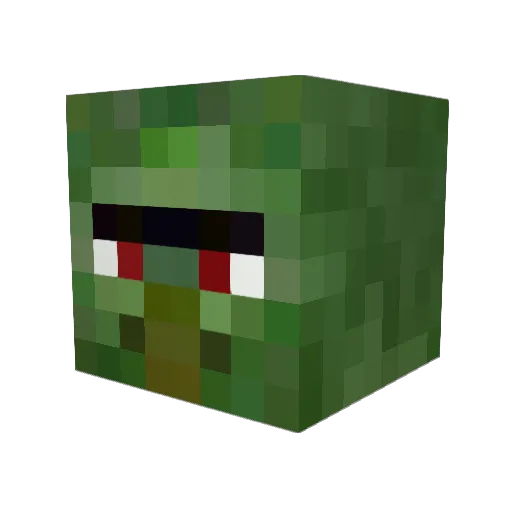 yatanico Minecraft avatar head, 3D render