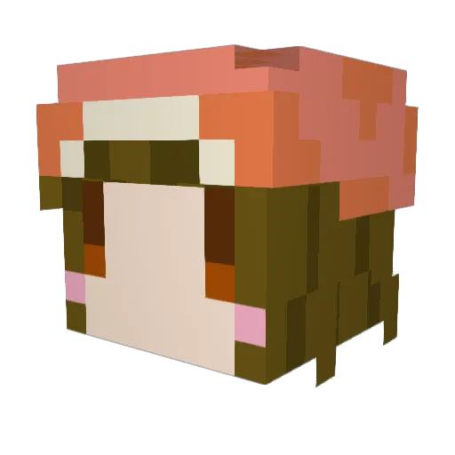 yato1213 Minecraft avatar head, 3D render