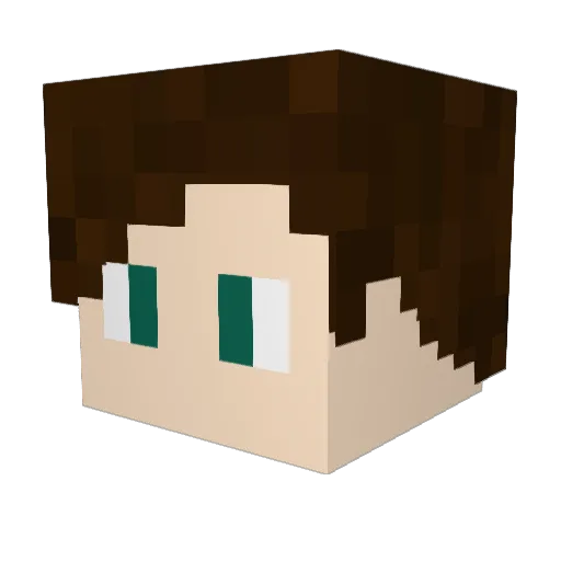 yatyat007 Minecraft avatar head, 3D render