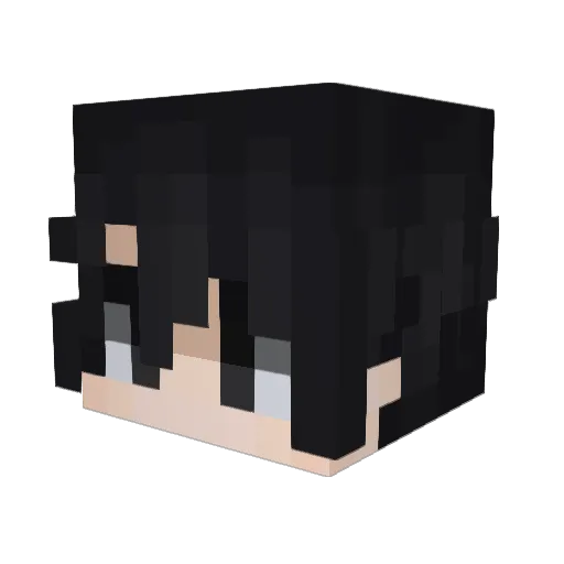 yausj Minecraft avatar head, 3D render