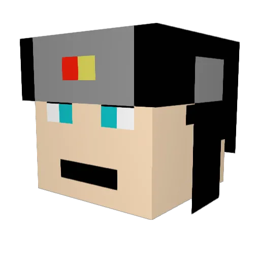 yavin113 Minecraft avatar head, 3D render