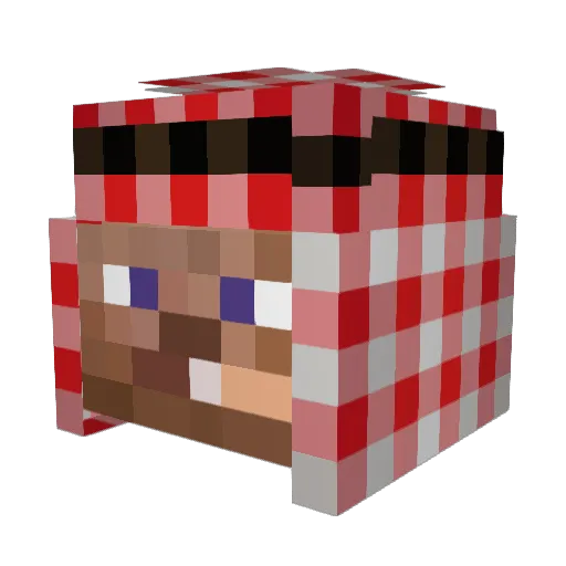 yaxan5900 Minecraft avatar head, 3D render